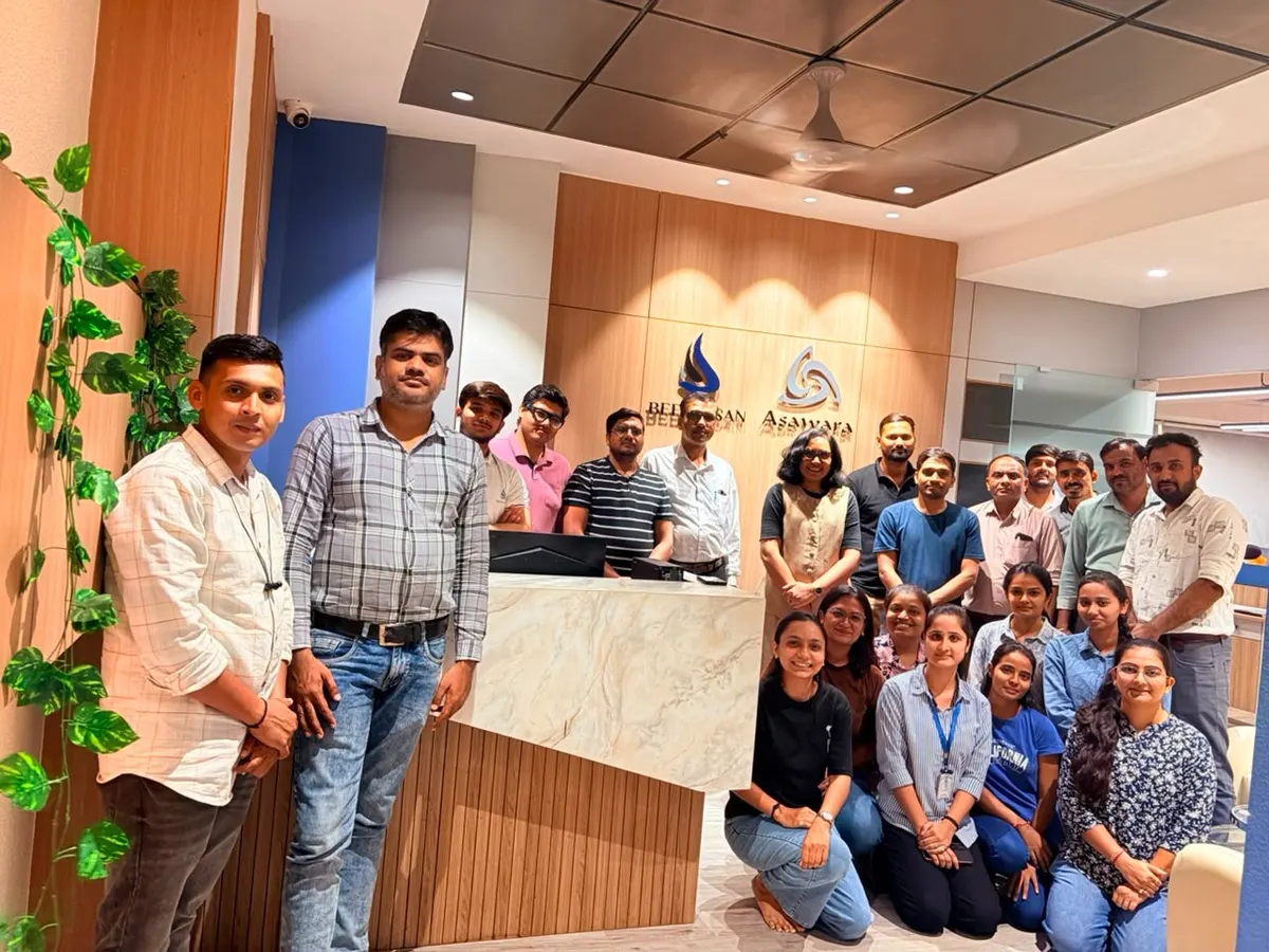 Group photo of an Advanced Excel corporate training batch